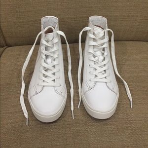 Frye white sneakers, NWOT